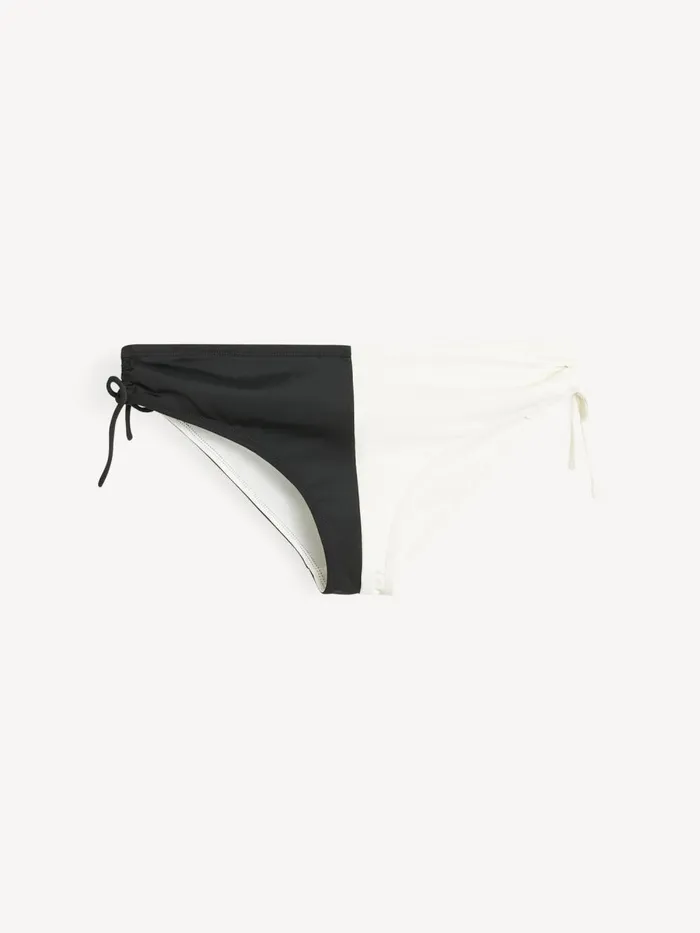 Seabay Low Bikini Bottoms Block Stripe Black White Women By Malene Birger Swimwear