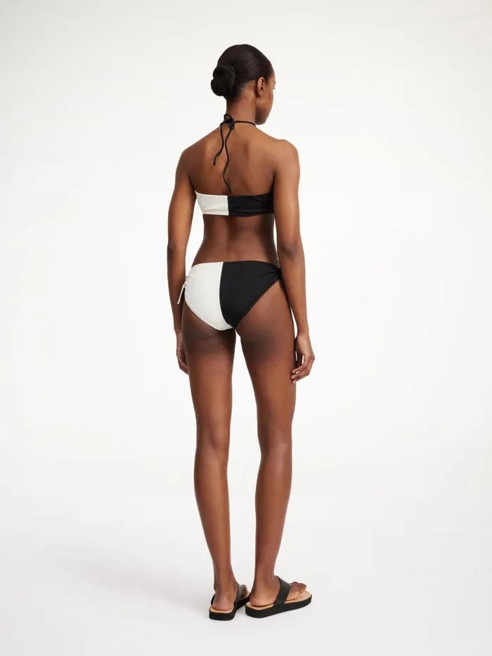 Seabay Low Bikini Bottoms Block Stripe Black White Women By Malene Birger Swimwear
