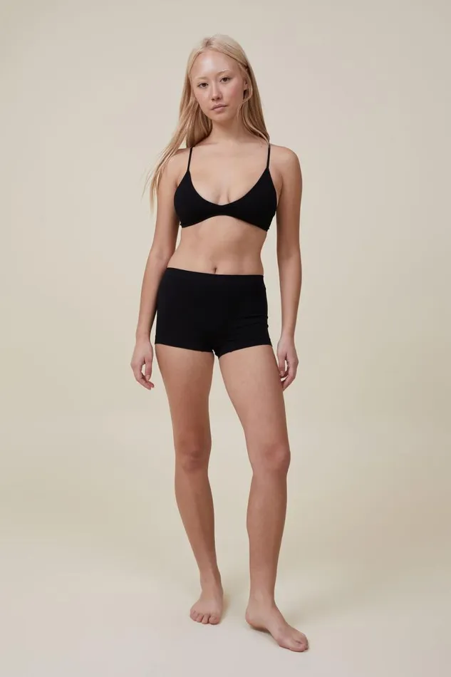 Seamless Triangle Padded Bralette Black Women Cotton On Bras Seamless Triangle Padded Bralette Black Women Cotton On Bras