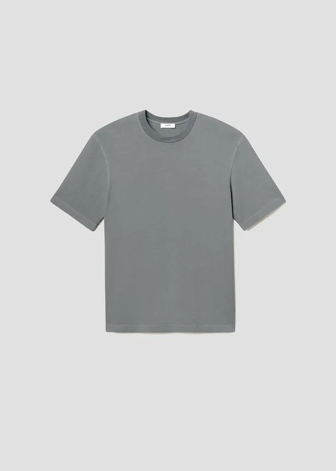 Shirts Men Agolde Asha Mock Neck Tee In Flint