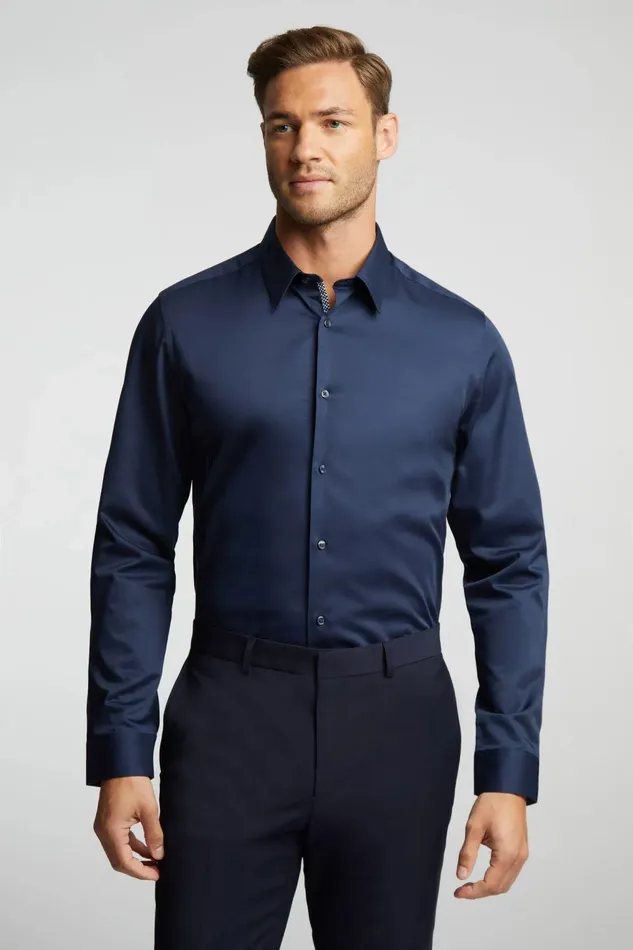 Shirts Men Ted Baker DUDDON Navy