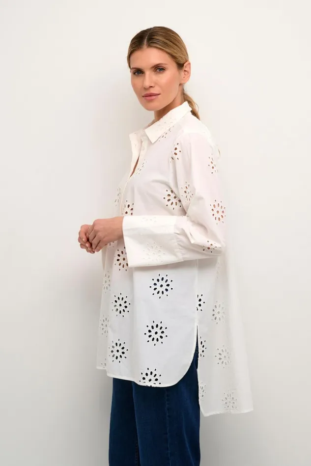 Shirts Women CULTURE CUcassie Shirt Spring Gardenia