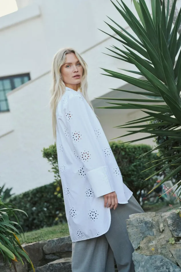 Shirts Women CULTURE CUcassie Shirt Spring Gardenia
