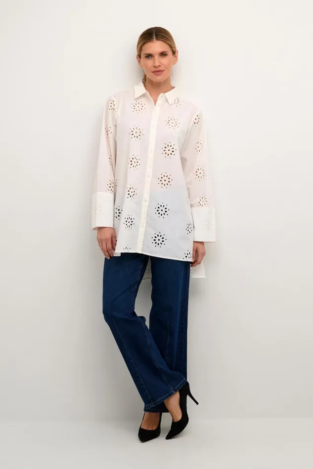 Shirts Women CULTURE CUcassie Shirt Spring Gardenia