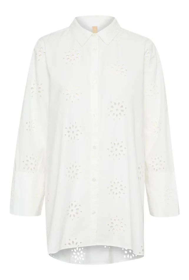 Shirts Women CULTURE CUcassie Shirt Spring Gardenia
