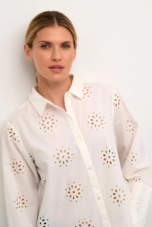 Shirts Women CULTURE CUcassie Shirt Spring Gardenia