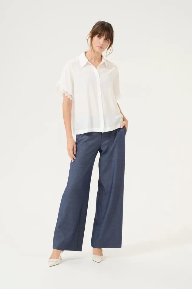 Shirts Women CULTURE CUcian Shirt Spring Gardenia