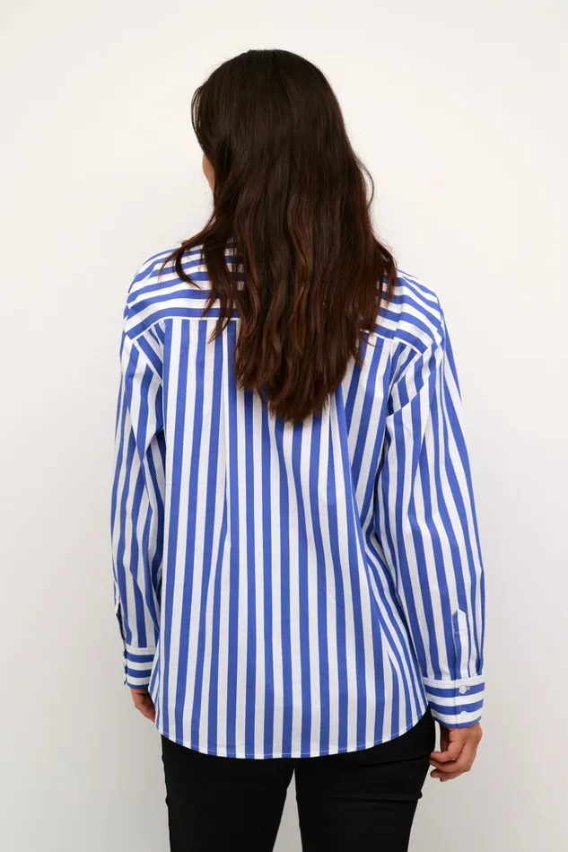 Shirts Women CULTURE CUregina Shirt Bluewhite Stripe
