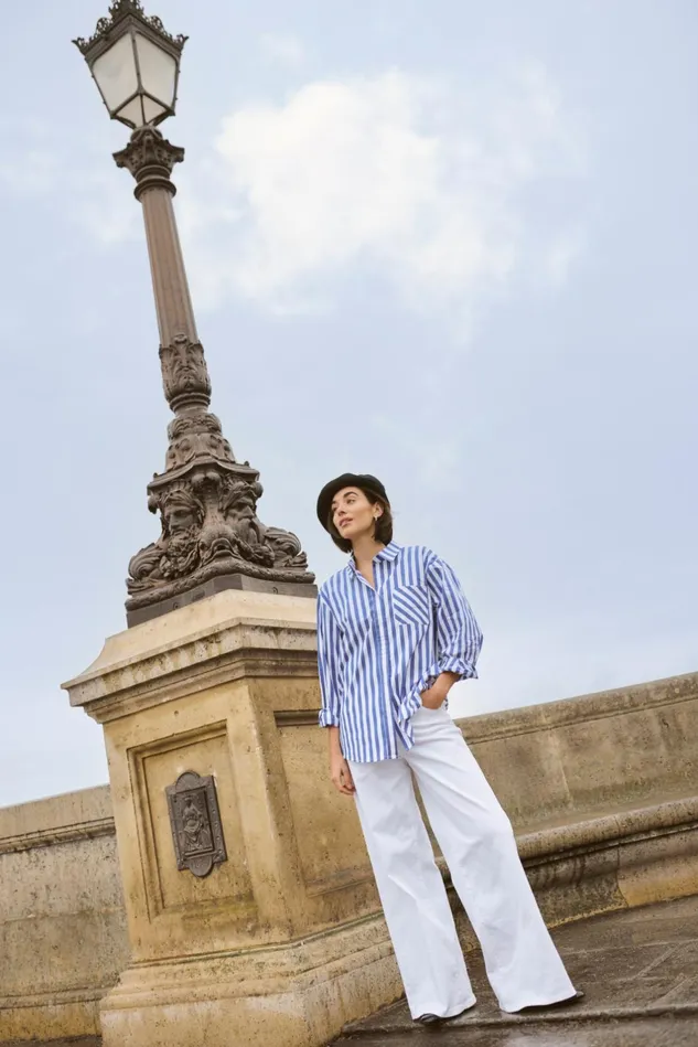 Shirts Women CULTURE CUregina Shirt Bluewhite Stripe