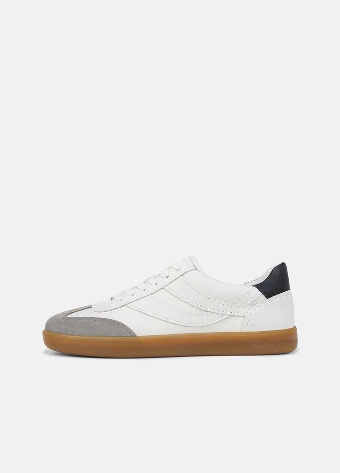 Shoes Men Vince Oasis Leather Sneaker Chalk White