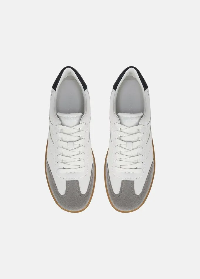 Shoes Men Vince Oasis Leather Sneaker Chalk White