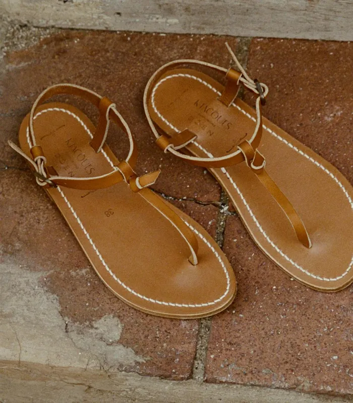 Shoes Women DEN DEN and KJacques Cte Sandal Naturel