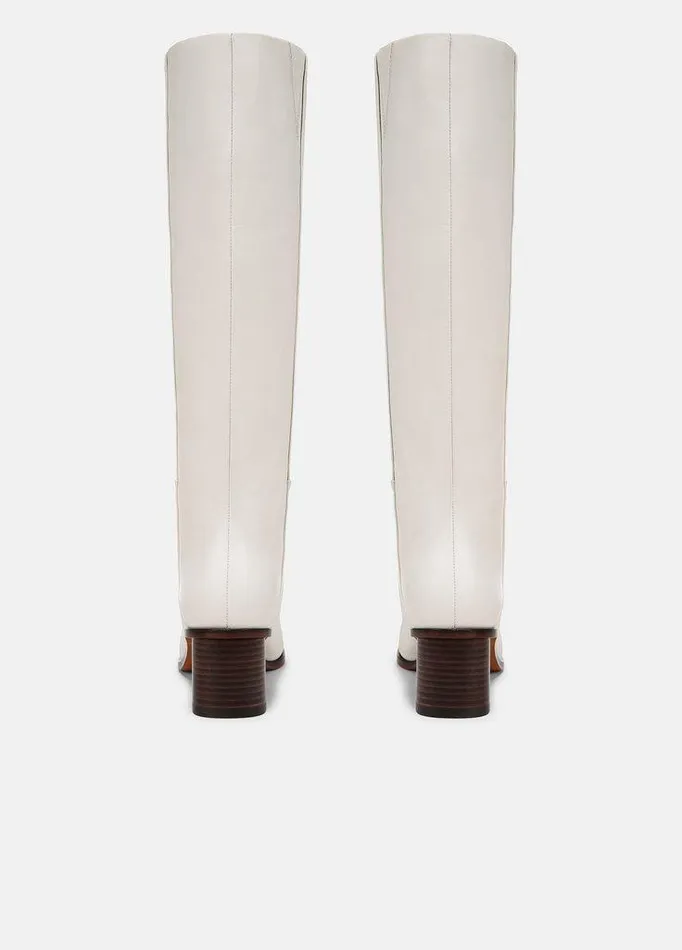 Shoes Women Vince Gerrie Leather Knee Boot Milk Shoes Women Vince Gerrie Leather Knee Boot Milk