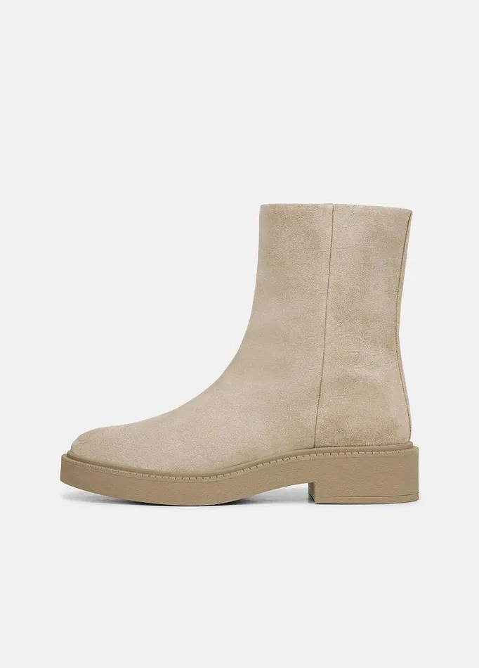 Shoes Women Vince Kady Suede Ankle Boot Cobblestone