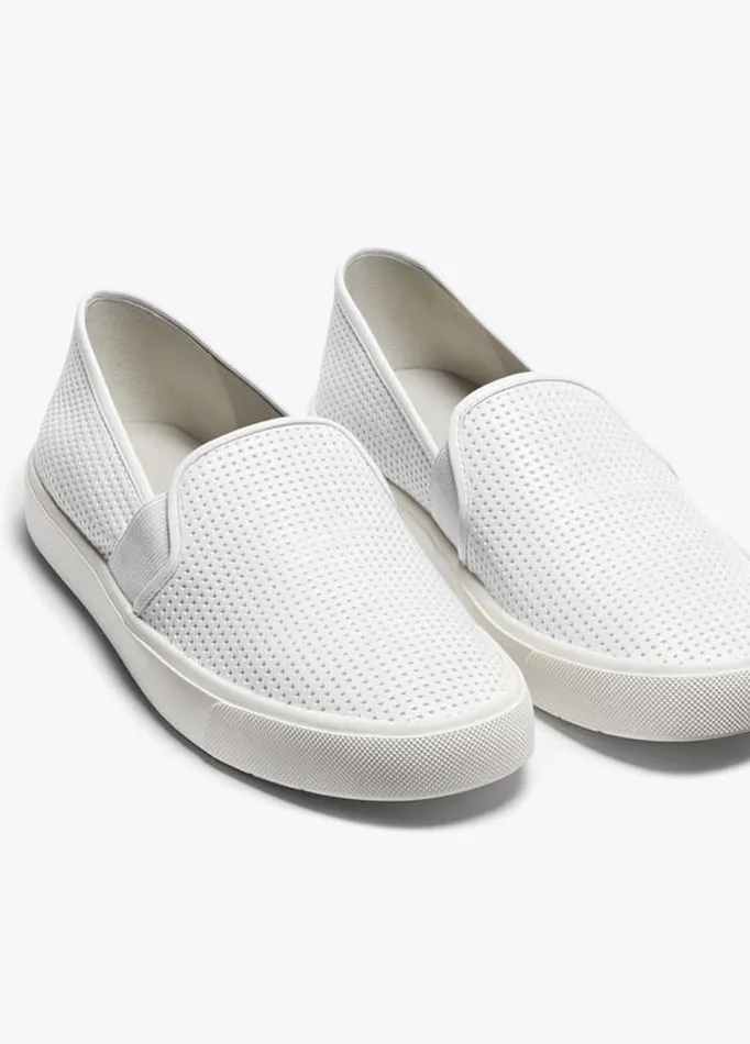 Shoes Women Vince Perforated Leather Blair Sneaker White Shoes Women Vince Perforated Leather Blair Sneaker White