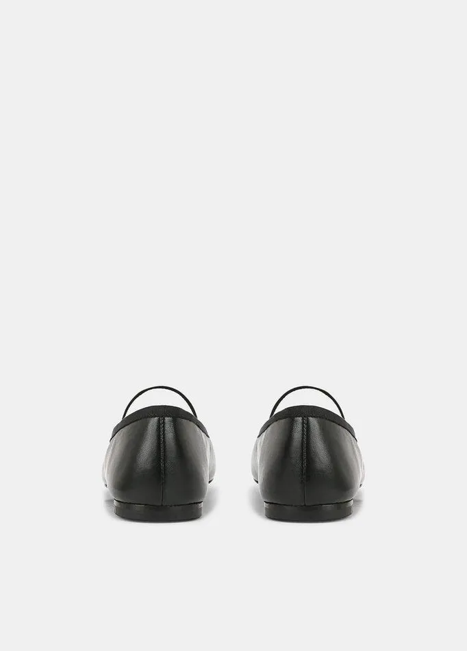 Shoes Women Vince Vivian Leather Mary Jane Flat Black Shoes Women Vince Vivian Leather Mary Jane Flat Black