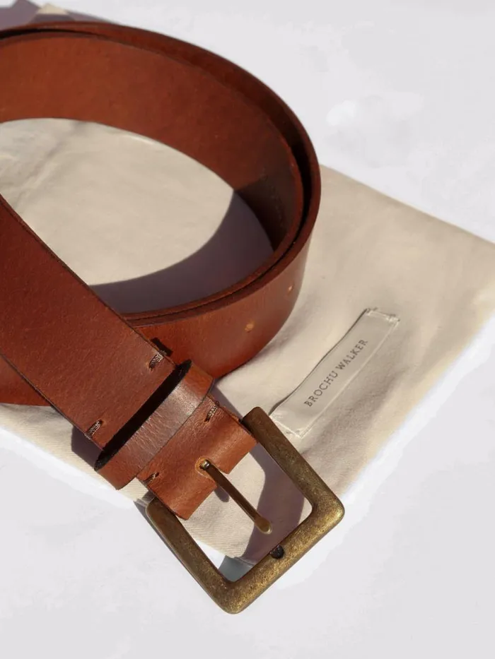 Shop Brochu Walker Belts The Heritage Buckle Belt Distressed Brown