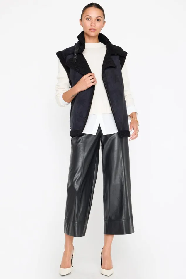 Shop Brochu Walker Looker Sweaters The Parson Crew Looker Almond With White Underlayer