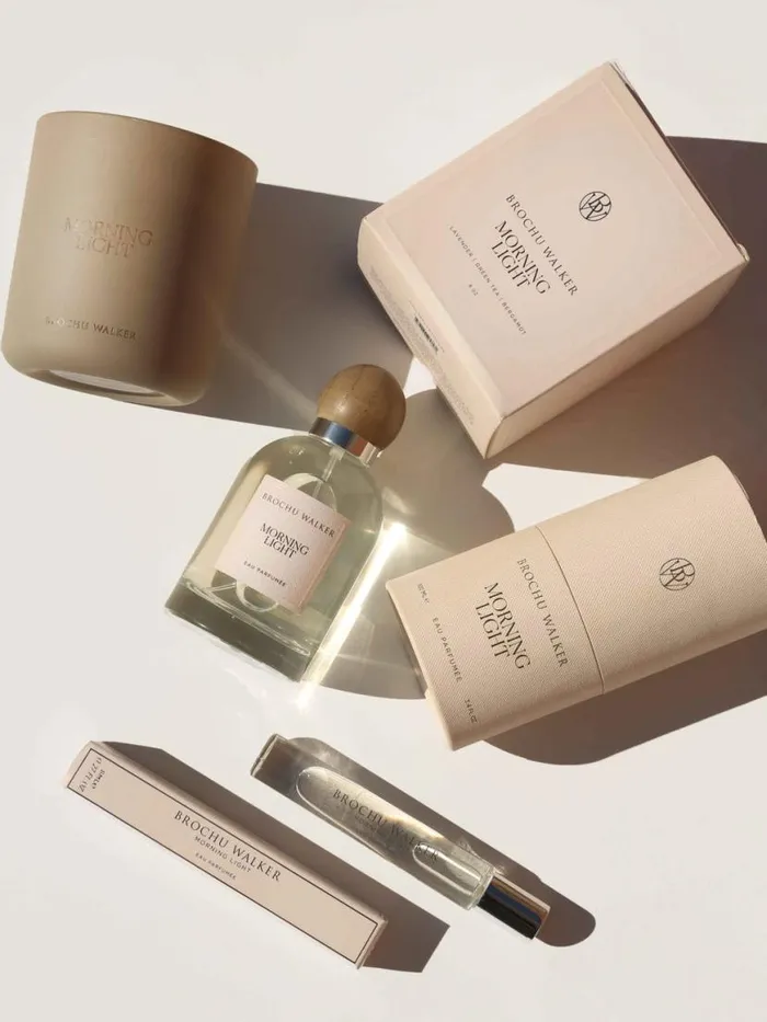 Shop Brochu Walker Morning Light Fragrance and Candle Morning Light Eau Parfume Traveler Morning Light