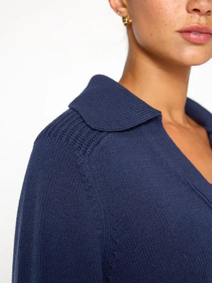 Shop Brochu Walker Sweaters The Rainer Layered Looker Navy