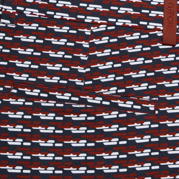Shorts Men GFORE BRICK STRIPE MAVERICK 4WAY STRETCH SHORT Cabernet Shorts Men GFORE BRICK STRIPE MAVERICK 4WAY STRETCH SHORT Cabernet