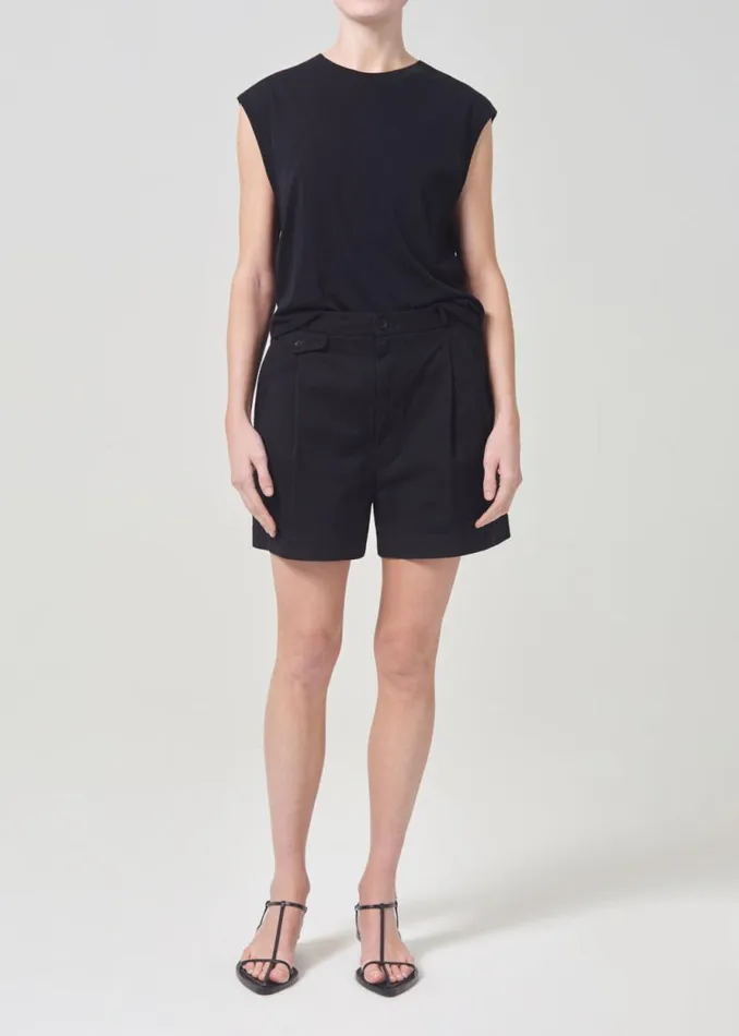 Shorts Women Agolde Becker Short In Black