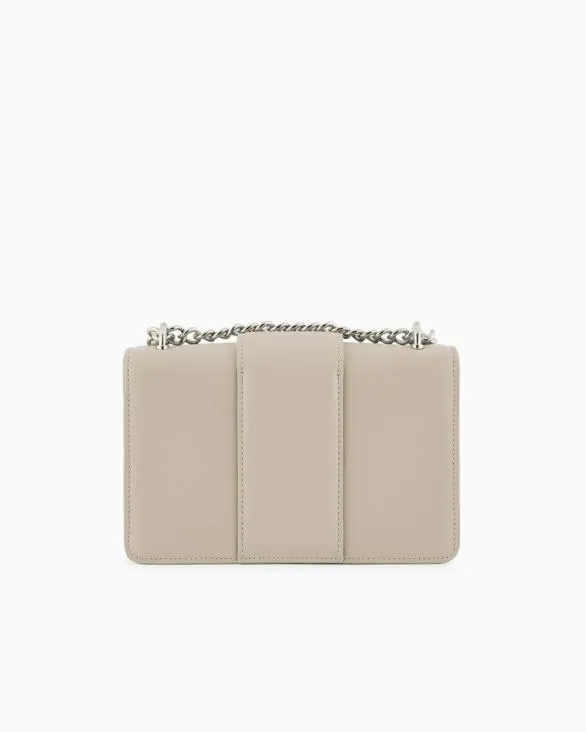 Shoulder Bag With Metal Logo Beige Women Armani Crossbody Bags Shoulder Bag With Metal Logo Beige Women Armani Crossbody Bags