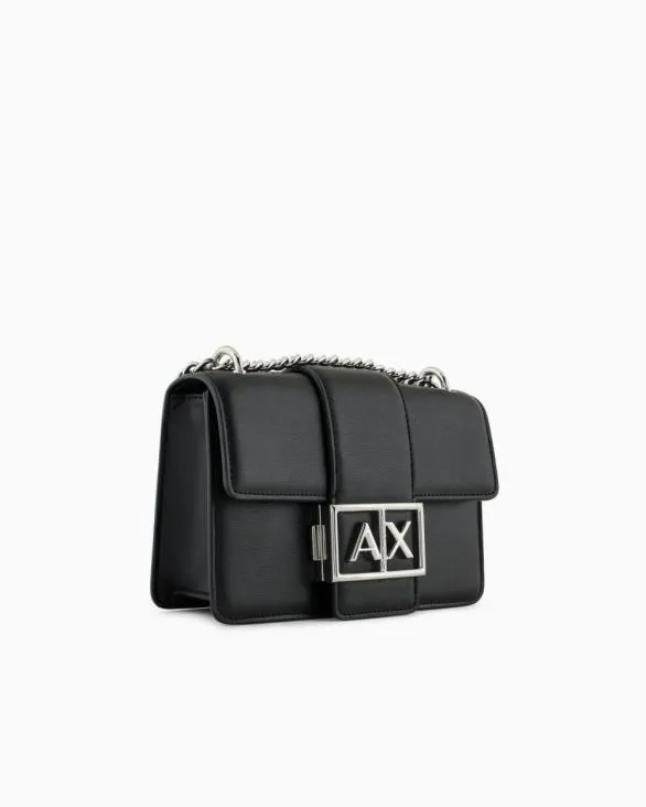 Shoulder Bag With Metal Logo Black Women Armani Crossbody Bags Shoulder Bag With Metal Logo Black Women Armani Crossbody Bags