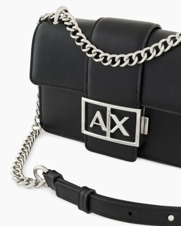 Shoulder Bag With Metal Logo Black Women Armani Crossbody Bags Shoulder Bag With Metal Logo Black Women Armani Crossbody Bags