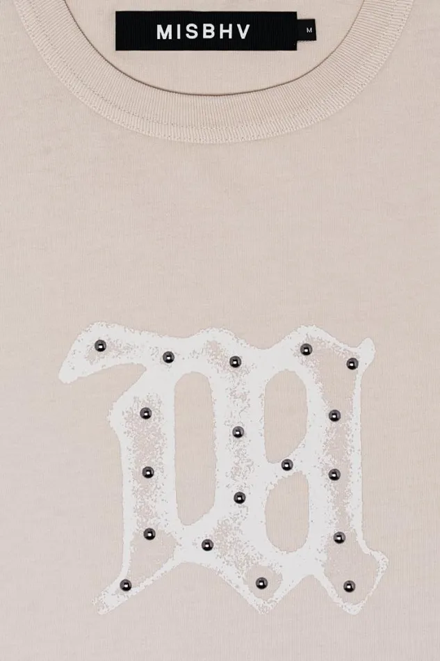 Signature TShirt Beige WomenMen MISBHV TShirts