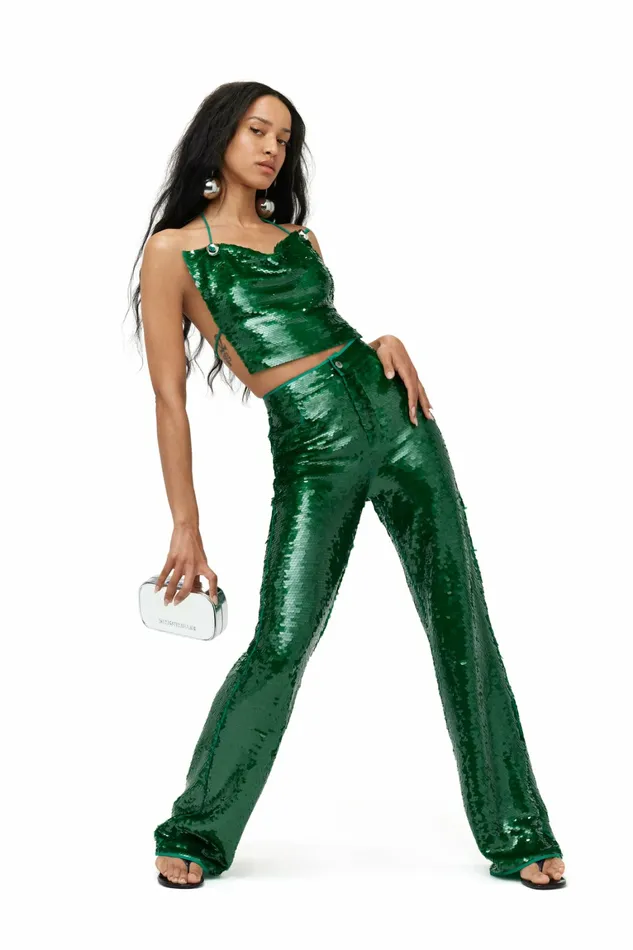 Simon Miller Bottoms Women Sequin Can Can Pant Joot Simon Miller Bottoms Women Sequin Can Can Pant Joot