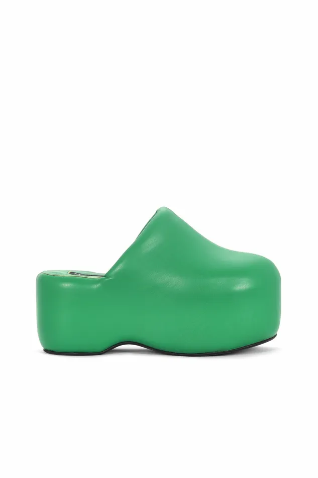 Simon Miller Bubble Clogs Women Platform Bubble Clog Grass Green