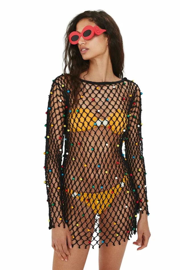 Simon Miller Dresses Women Sm X Mango Crochet Bruma Dress Black Simon Miller Dresses Women Sm X Mango Crochet Bruma Dress Black