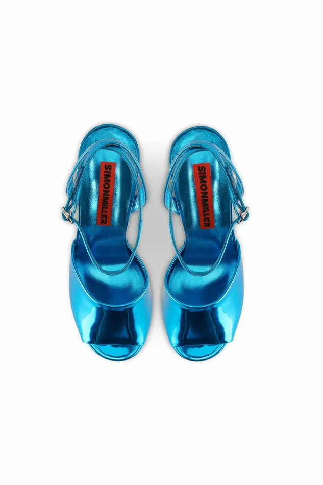 Simon Miller Heels Women Curvy Heel Suburban Blue Simon Miller Heels Women Curvy Heel Suburban Blue