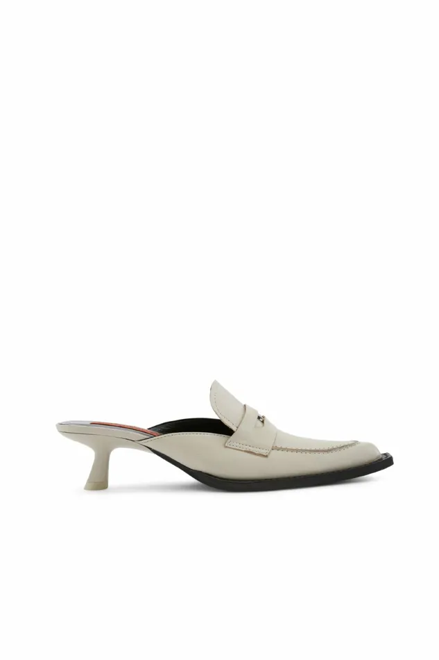 Simon Miller Heels Women Penny Mule Macadamia