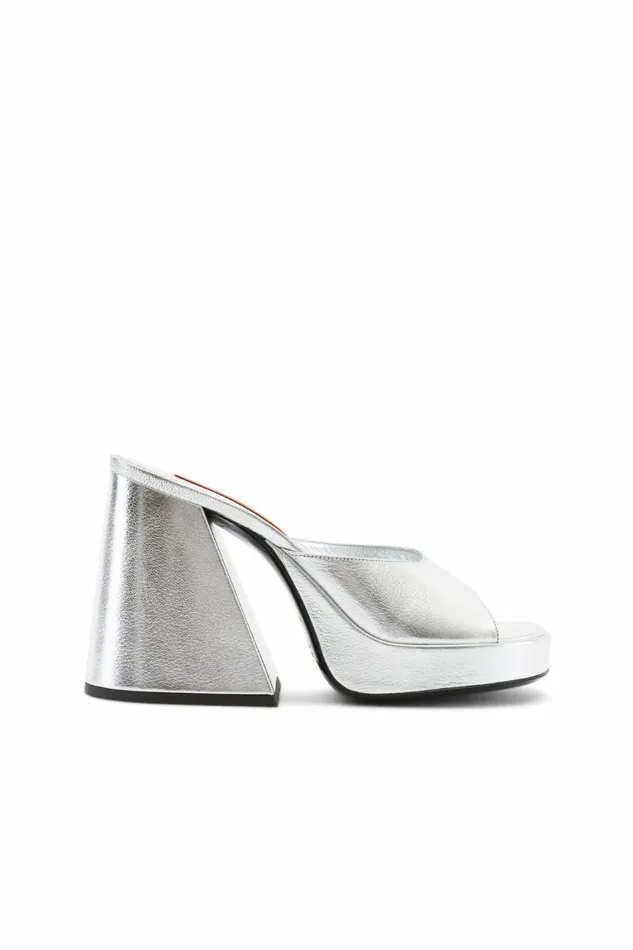 Simon Miller Heels Women Slice Heel Silver