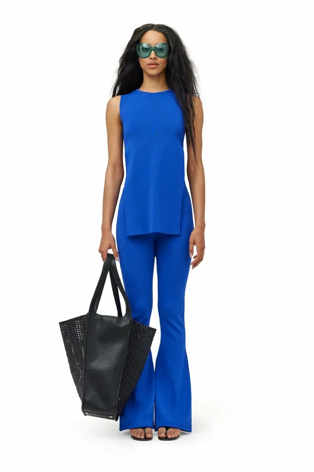 Simon Miller Knitwear Women Knits By Canoga Top University Blue Simon Miller Knitwear Women Knits By Canoga Top University Blue