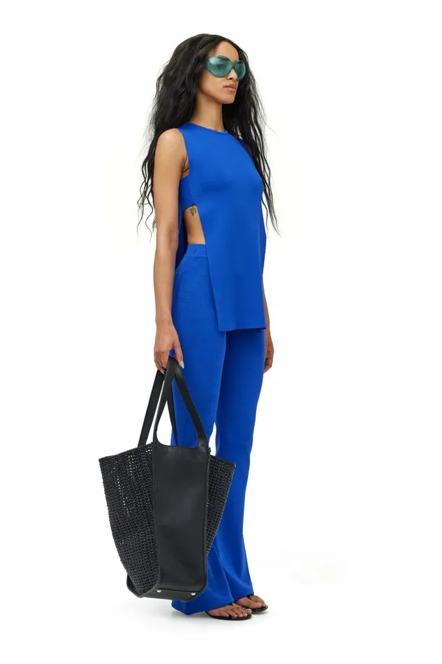 Simon Miller Knitwear Women Knits By Canoga Top University Blue Simon Miller Knitwear Women Knits By Canoga Top University Blue