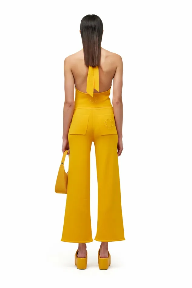 Simon Miller Knitwear Women Knits By Cropped Jabber Pant Sherbet Orange