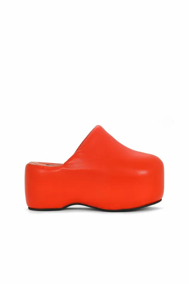 Simon Miller Platforms Women Platform Bubble Clog Carnival Red