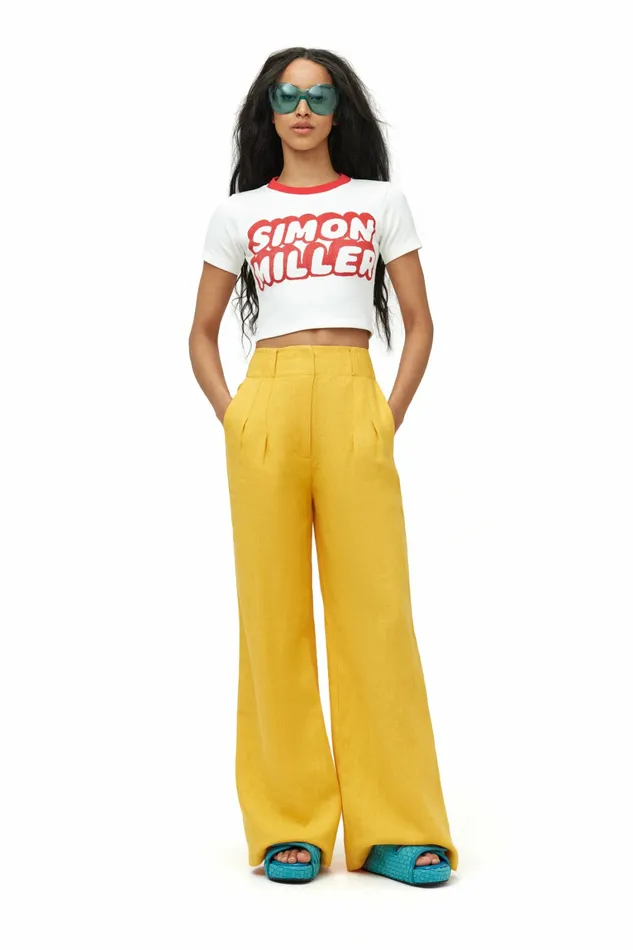 Simon Miller Prints Women Dibby Tee Peppermint Dibby Graphic Simon Miller Prints Women Dibby Tee Peppermint Dibby Graphic