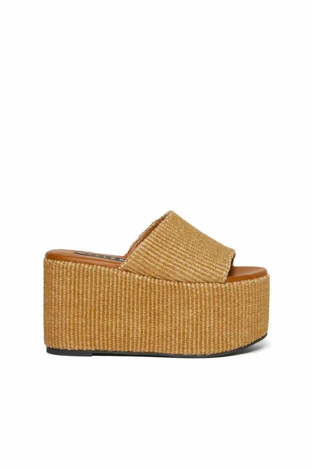 Simon Miller Sandals Women Blackout Platform Natural Raffia