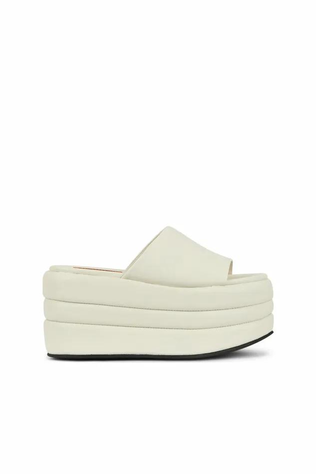 Simon Miller Sandals Women Puffed Blackout Platform Macadamia