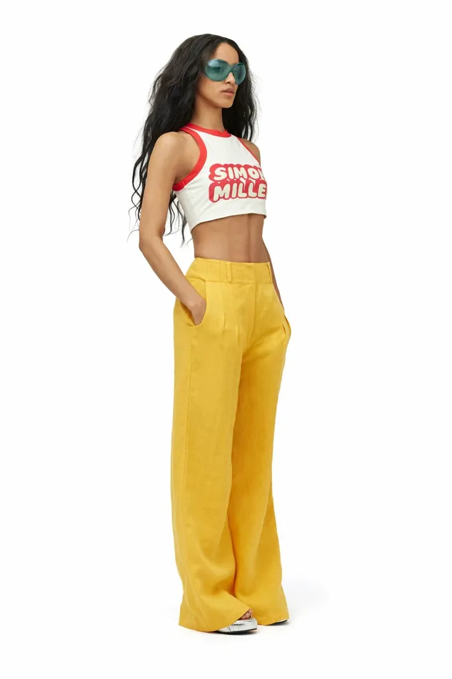 Simon Miller Tees Women Dibby Swim Tank Cherry Dibby Graphic Simon Miller Tees Women Dibby Swim Tank Cherry Dibby Graphic