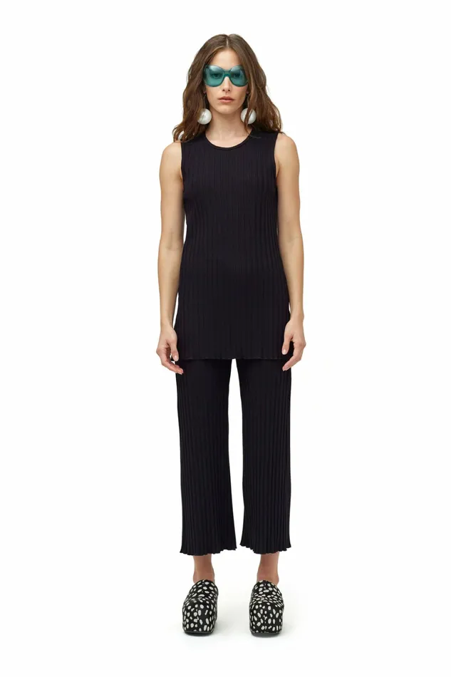 Simon Miller Tops Women Rib Aukai Tunic Black
