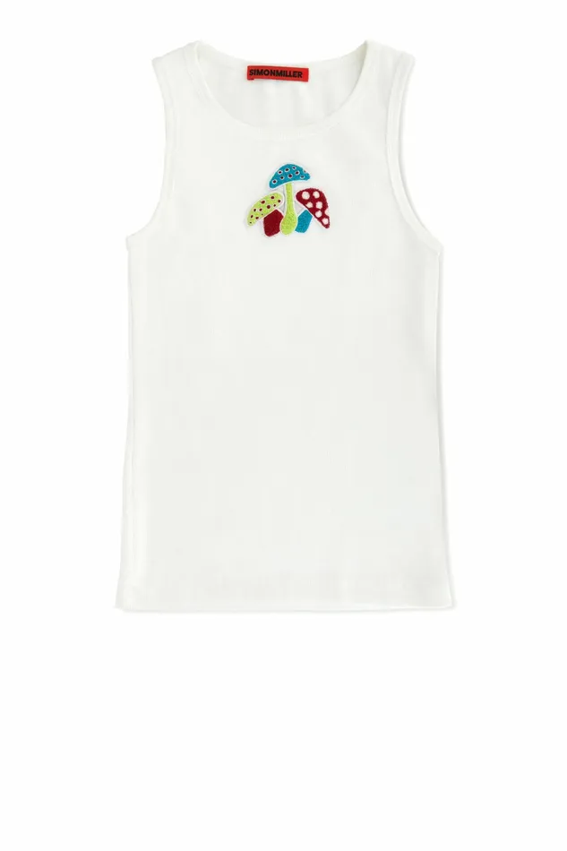 Simon Miller Tops Women Waza Tank Mushroom Graphic