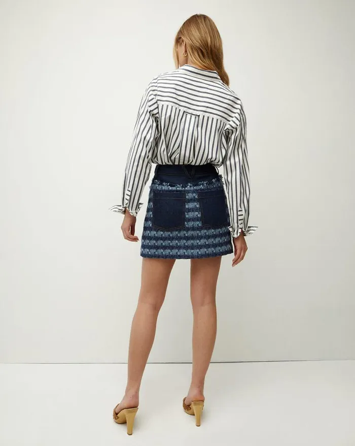 Skirts and Shorts Shop Veronica Beard Trufino Skirt Blue Multi