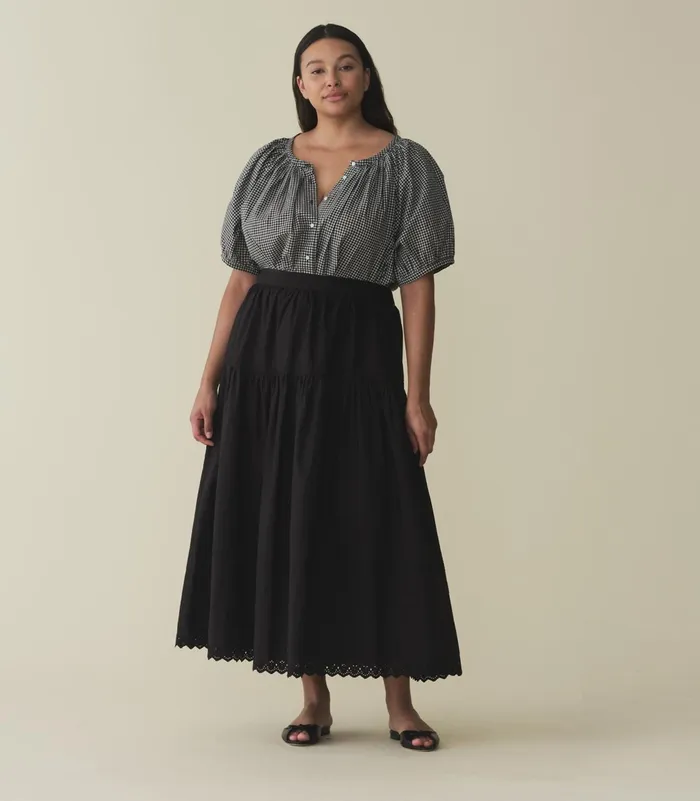 Skirts Women DEN Sebastiane Skirt Black Skirts Women DEN Sebastiane Skirt Black