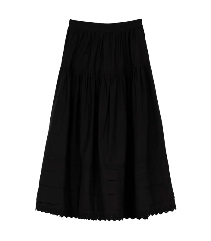 Skirts Women DEN Sebastiane Skirt Black Skirts Women DEN Sebastiane Skirt Black