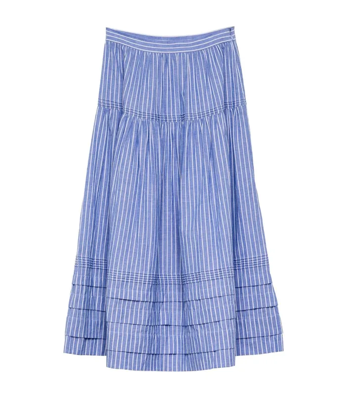 Skirts Women DEN Sebastiane Skirt Deauville Stripe Skirts Women DEN Sebastiane Skirt Deauville Stripe